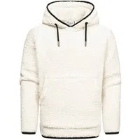 Amaci&Sons Kapuzenpullover SUNNYVALE Kapuzenpullover Teddyfell Herren Teddy Sweatjacke Plüsch Hoodie Pullover Sweatshirt