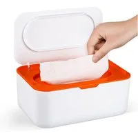 TUWENA Feuchttücherbox Spenderboxen Babytücher, Seidenpapier mit Deckel