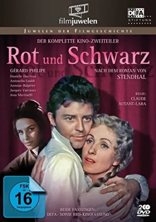 Rot und Schwarz - Der komplette Kino-Zweiteiler mit Gérard Philipe (DDR-Fassung plus BRD-Kinofassung) - Filmjuwelen [3 DVDs]