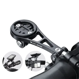 WEST BIKING Aluminum Alloy Bicycle Computer Holder Adjustable Angle Mountain Bike Headlight Sports Camera Mount Handleba