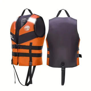 Adults Universal Outdoor Neoprene Life Jacket Water Sports Buoyancy Vest Kayaking Boating Swim Drifting Safety Beach Lif