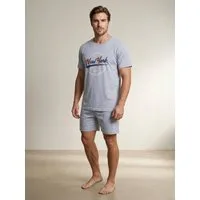 Henry Terre Shorty Pyjama Set Kurz - Paul New York