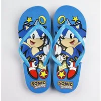 Sonic SEGA Sonic The Hedgehog Flip Flops Kinder Sandalen Zehentrenner Gr. 25 bis 34