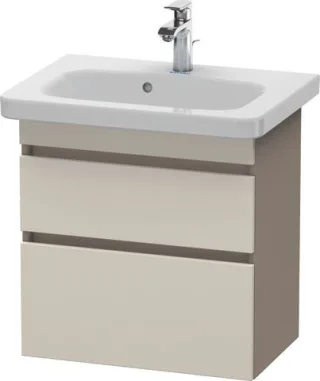 Duravit DuraStyle Waschtischunterbau wandhängend Taupe & Basalt Matt 580x368x610 mm - DS647909143 DS647909143