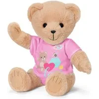 Zapf Creation® Kuscheltier BABY born Bär, mit pinkem Strampler, Teddy mit beweglichen Armen und Beinen