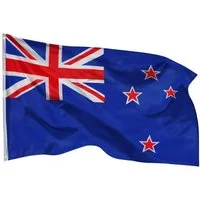 PHENO FLAGS Flagge Neuseeland Flagge 90x150 cm – Wetterfeste Nationalflagge, Inkl. 2 Messing Ösen