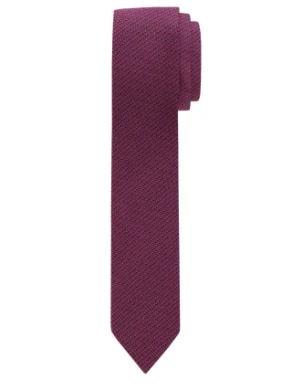 OLYMP - Krawatte Super Slim 5 Cm violet/pink