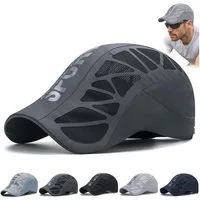 nsihing Baseballhelm Sportkappe Atmungsaktiv, Schnell trocknende Mesh Cap, Verstellbar für Wandern, Angeln, Laufen & Outdoor