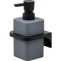 bremermann Seifenspender Bad-Serie SAVONA Softtouch inkl. Wandhalter, eckig, (1-tlg., inkl. Montagematerial), mit Wandhalterung