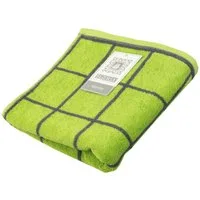 Egeria Handtuch Karino, Frottier (1-St), modern kariert, grün, grau