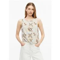 s.Oliver Blusentop Bluse Top aus Viskosemix mit regulierbarem Bund