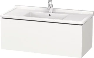 Duravit L-Cube Waschtischunterbau wandhängend Weiß Supermatt 1020x469x408 mm - LC616608484 LC616608484