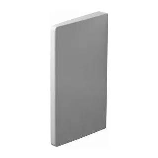 Duravit Starck 3 Urinal-Trennwand 85000000001 70,5 x 40 cm, mit Befestigung, weiß WonderGliss