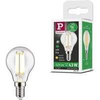 Paulmann LED-Leuchtmittel Eco-Line Filament 230V LED Tropfen E14 1er-Set 525lm 2,5W 3000K Klar, E14, 1 St., Warmweiß