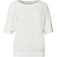 STREET ONE Kurzarmshirt LTD QR basic shirt w.bottom cu