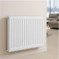 Belrad Heizkörper Typ 11 Universalheizkörper Kompakt Ventilheizkörper, 6 Anschlüsse, 65 mm tief, wandmontierbar, DIN EN 442 geprüft