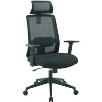 OTTO home Bürostuhl Tallard, Mesh Schreibtischstuhl, ergonomische Ausstattung, verstellbare Kopfstütze, Lumbalstütze & Armlehnen