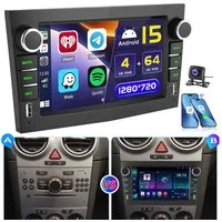 ESSGOO Android 15 Für Opel Zafira B Corsa C D Astra H Vivaro Vectra Autoradio (RDS, Digitalradio (DAB), FM)