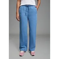 KangaROOS Weite Jeans weiteres Bein, hohe Leibhöhe, elastischer Bund mit Gummizug
