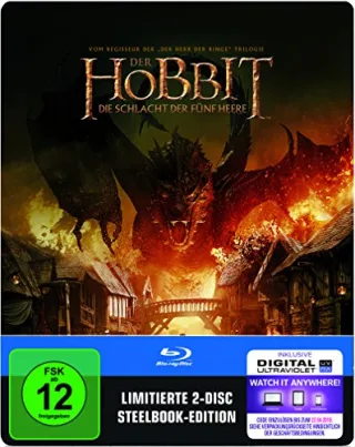 Der Hobbit: Die Schlacht der fünf Heere (Steelbook) - [Blu-ray] - [Limited Edition]