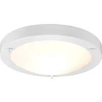 TRIO Leuchten LED Deckenleuchte, LED wechselbar, Warmweiß, Badezimmer-Lampen Decke, Bad-lampe & Gäste WC Weiß Treppenhaus, IP44
