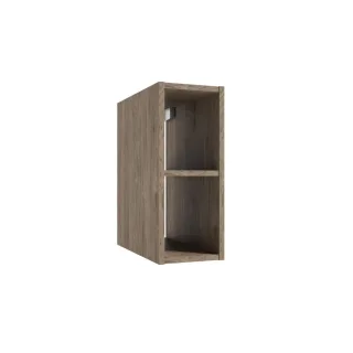 Neuesbad Serie 40 offenes Regal, B:200,H:500,T:430mm, Korpus/Front: Walnuss Rockford Holzdekor NB1DF001-A-020191