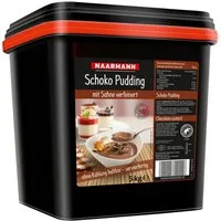 NAARMANN Süßigkeit, Naarmann Schoko Pudding mit Sahne verfeinert servierfertig 5000g