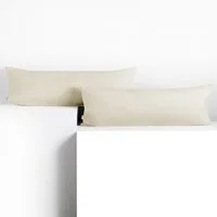 Restilo Seitenschläferkissenbezug Kissenbezug Kissenbezüge Baumwolle Seitenschläfer Stillkissen, (2 Stück), mehrere Größen und Farben