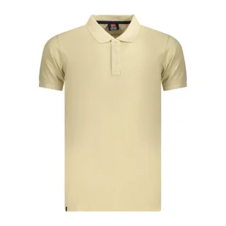 Norwegen 1963 Beiges Baumwoll-Polo für Herren