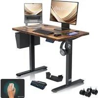KESSER Schreibtisch, elektrischer & Höhenverstellbarer Computertisch für Home & Office
