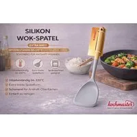 kochmaster Woklöffel kochmaster Silikon Wok-Spatel – Hitzebeständig