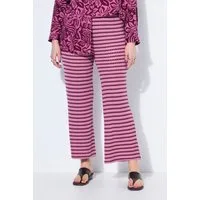 Studio Untold Schlupfhose Hose Wide Legs Struktur Muster Elastikbund