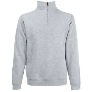 Fruit Of The Loom Herren Zip Neck Sweatshirt Top