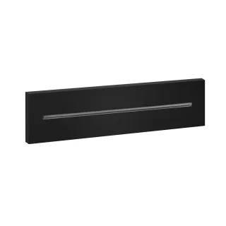 Herzbach Schwallauslauf XL DEEP BLACK UP Schwarz matt, 23.696000.1.12 23.696000.1.12