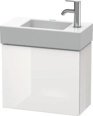 Duravit L-Cube Waschtischunterbau wandhängend Weiß Hochglanz 480x240x400 mm - LC6246L8585 LC6246L8585