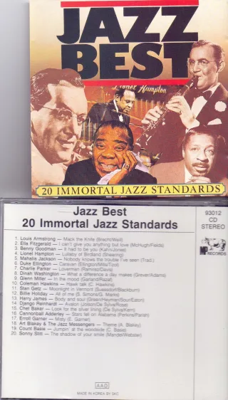 Jazz Best 20 Immortal Jazz Standards (UK Import)