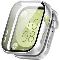MSM Smartwatch-Hülle Hülle für Huawei Watch Fit 3 Schutzglas Display Panzerfolie Full 9H
