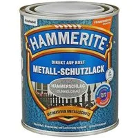 Hammerite  Metallschutzlack Dunkelgrau glänzend / 76095, hochgradig Witterungsbeständig, Wasserabweisend