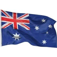 PHENO FLAGS Flagge Australien Flagge 90 x 150 cm Australische Fahne Nationalflagge (Hissflagge für Fahnenmast), Inkl. 2 Messing Ösen