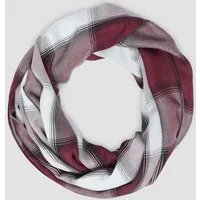 s.Oliver Loop Snood, Karierter Loop-Schal aus Modalmix