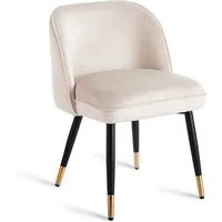 DITAIX Polsterstuhl 2er Set Esszimmerstühle, Wohnzimmerstuhl, Moderner Stuhl (2 St), mit Gold Metallbeinen & Samtbezug