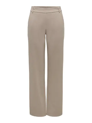 ONLY - ONLPOPTRASH MW STRAIGHT PNT NOOS Taupe Gray - Gr. - 32