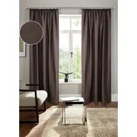 Bruno Banani Vorhang Lagan (2 St), Kräuselband, blickdicht, Polyester, 2-er Set, gewebt, Microfaser, versch. Größen, einfarbig, Bestseller