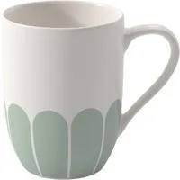 Villeroy & Boch Becher Henkelbecher 0,29 l Fleur vert, 1-tlg., Premium Porcelain, Henkelbecher, 0,29 l, Premium Porcelain, grün