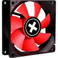 Performance C PWM Serie 80x80x25, Gehäuselüfter schwarz/rot, 80 mm