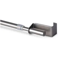 Bestlivings Spannvitrage Stange Twist, Ø 9 mm, 1-läufig, ausziehbar, geklemmt, gespannt, ohne Bohren, ohne Schrauben, ohne Kleben, Metall, Gardinenstange