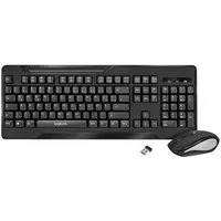 LogiLink ID0194 Funk Tastatur Maus Set Tastatur- und Maus-Set, (1 St., Maus und Tastatur), spritzwassergeschützt, 2,4Ghz, kabellos, 1000dpi, Funk