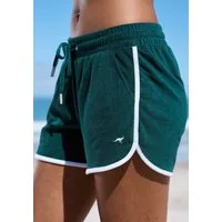 KangaROOS Relaxshorts mit sportlichem Seitenstreifen und weichem Frottee Material