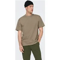 ONLY & SONS Rundhalsshirt ONSFRED RLX SS TEE Baumwolle, relaxed fit