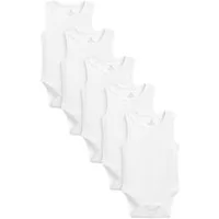 Next Body Babybodys aus Baumwolle mit Trägern, 5er-Pack (5-tlg)